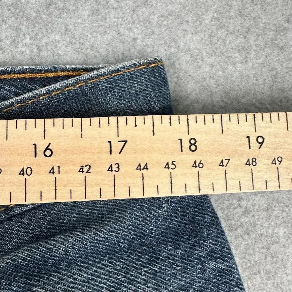 Vintage Levi 517 Jeans Boot Cut Mens 36x30 Y2K Blue Faded Western Rodeo 90s 2000